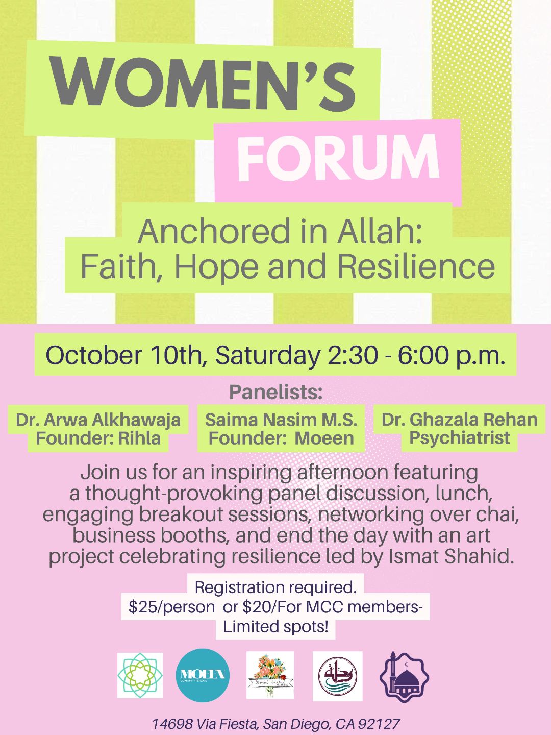 Women’s Forum: Anchored in Allah - Faith, Hope & Resilience